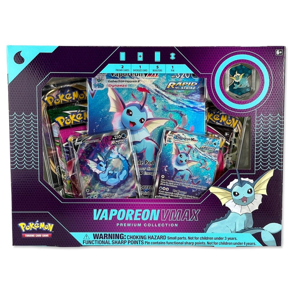 Pokemon – Vaporeon VMAX Premium Collection (Englisch) - Differenzbesteuerung nach § 25a UStG