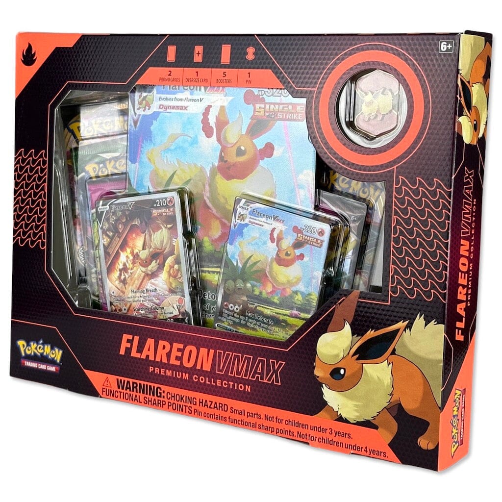 Pokemon – Flareon VMAX Premium Collection (Englisch) - Differenzbesteuerung nach § 25a UStG