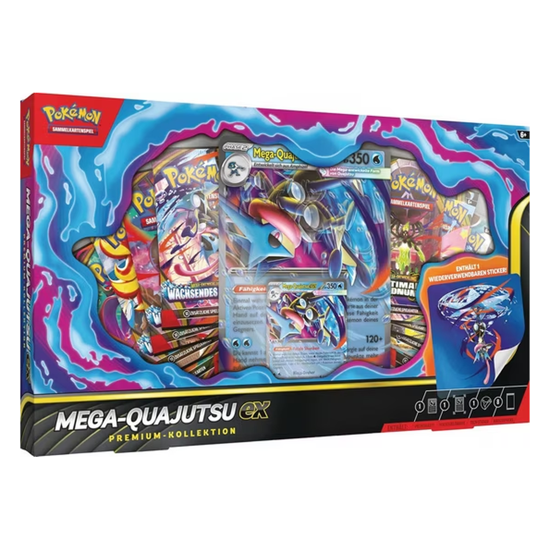 Pokémon Mega-Quajutsu-ex Premium-Kollektion Deutsch