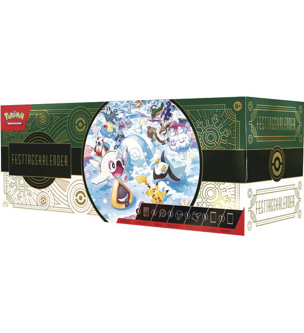 Pokemon Sammelkarten TCG Festtagskalender Adventskalender 2024 (deutsch)