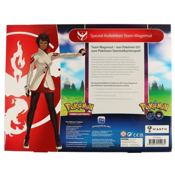 Pokemon GO Spezial Kollektion – Team Wagemut (Deutsch)