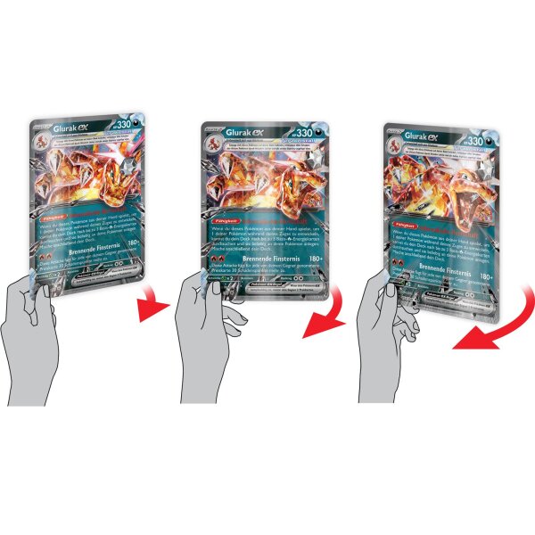 Pokemon Glurak EX Spezial Kollektion 3D XXL Karte (deutsch)