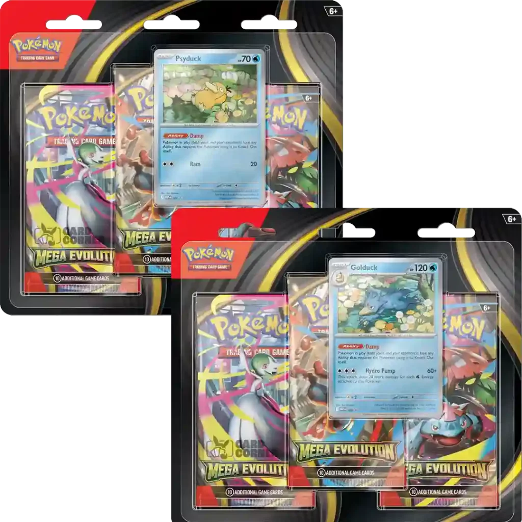 Pokemon – Mega Evolution ME01 3er Blister (Englisch)