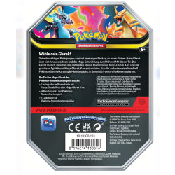 Pokemon Tin 126 Mega Glurak X ex (Deutsch)