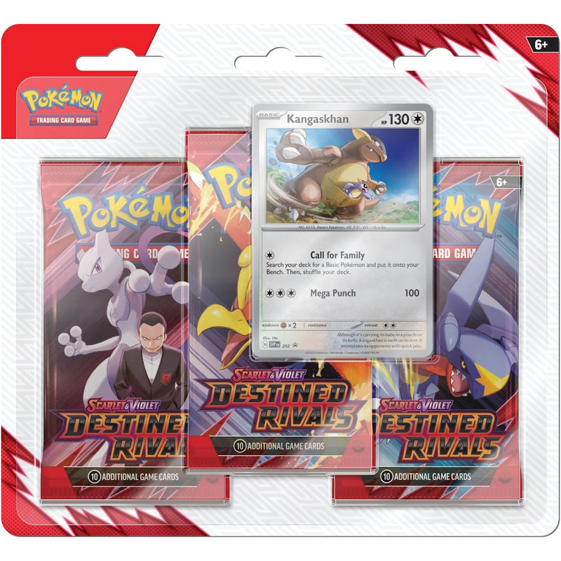 Pokemon Scarlet & Violet SV10 - Destined Rivals 3er Blister (Englisch)