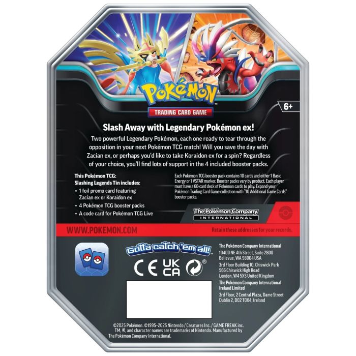 Pokemon Tin Box – Koraidon ex (Sommer 2025, englisch)