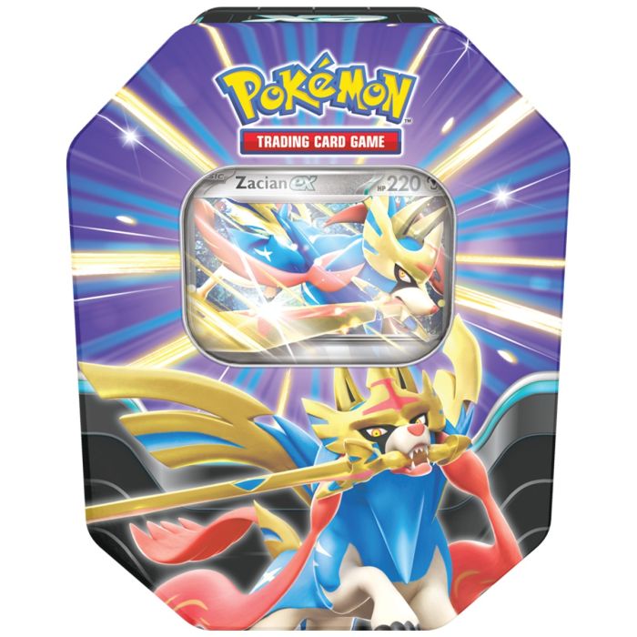 Pokemon Tin Box – Zacian ex (Sommer 2025, Englisch)