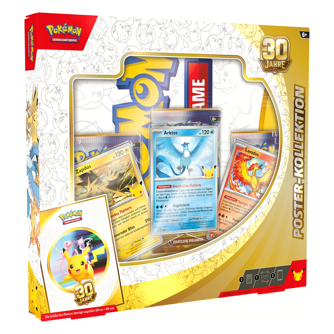 Pokémon 30 Jahre – Poster-Kollektion (deutsch) *Vorbestellung
