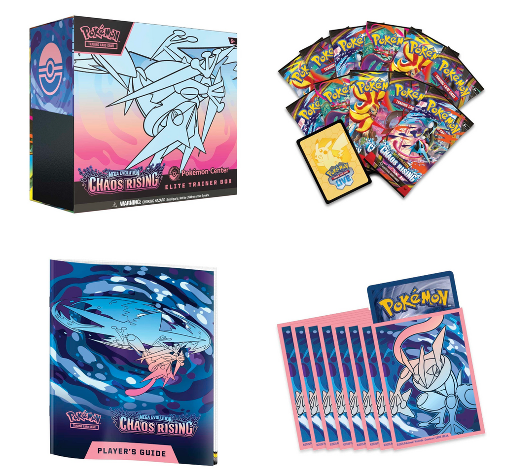 Pokemon ME04 Mega Evolution Chaos Rising - Elite Trainer Box (englisch)