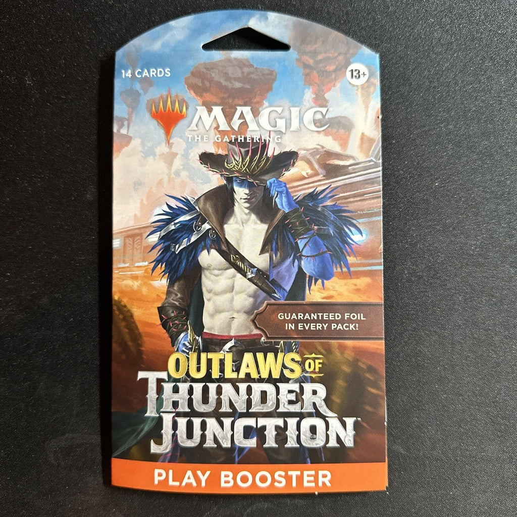 Magic The Gathering – Outlaws von Thunder Junction Sleeved Play Einzelbooster (Deutsch)