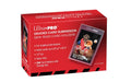 Ultra Pro Graded  Cardsafer Card Submission Semi-Rigid Card Holders 1/2" Lip 200er Box