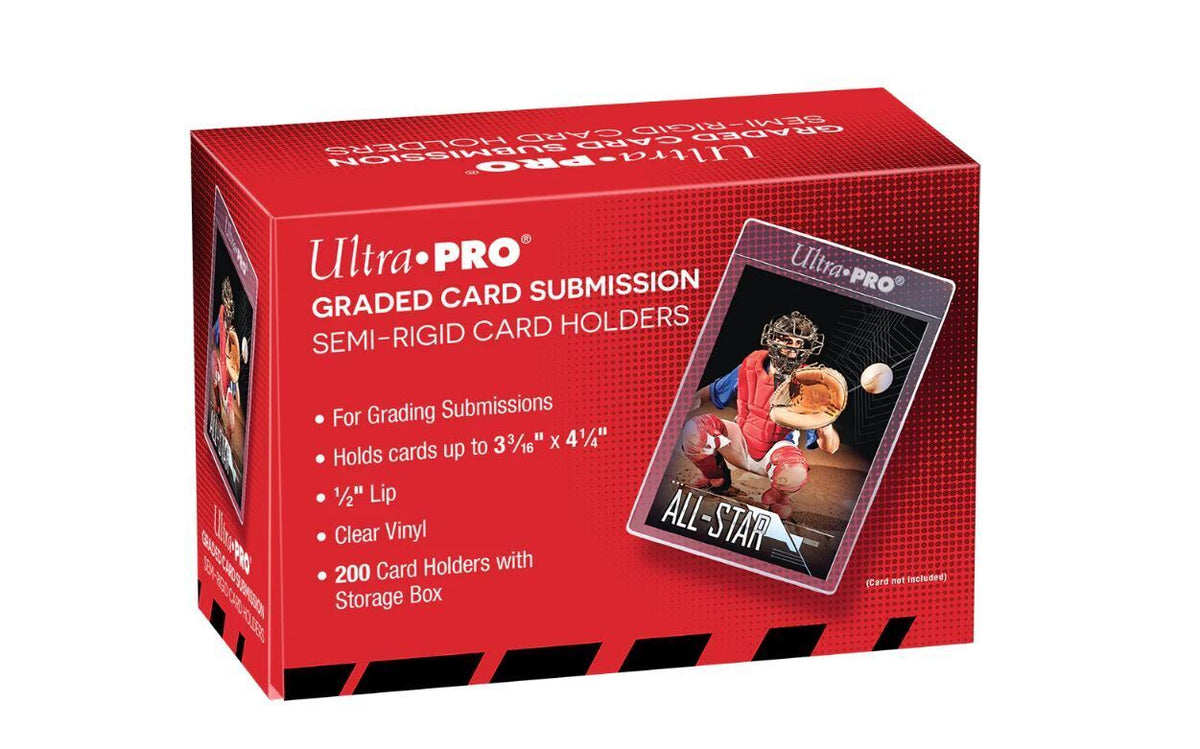 Ultra Pro Graded  Cardsafer Card Submission Semi-Rigid Card Holders 1/2" Lip 200er Box