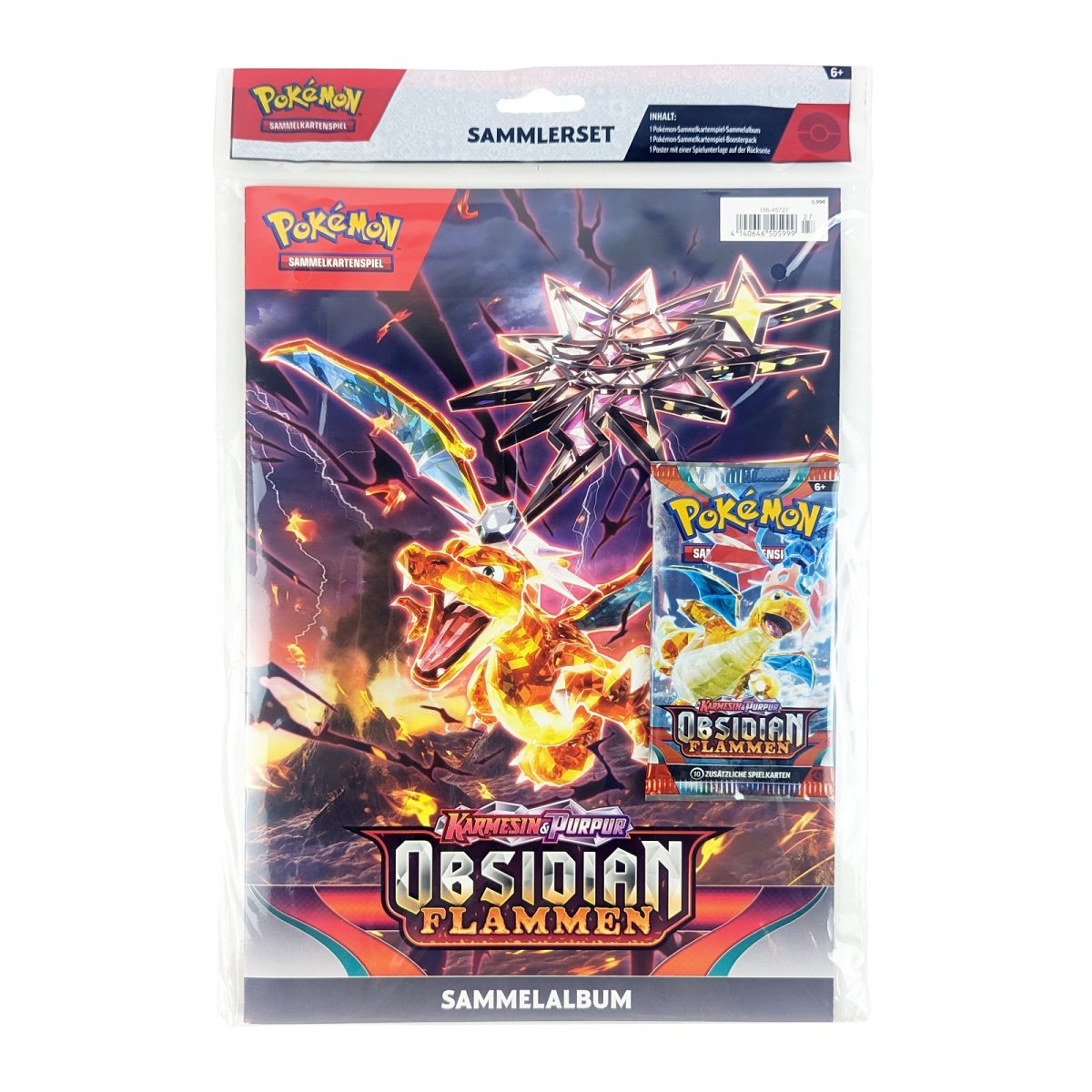 Pokemon – Karmesin & Purpur: Obsidian flammen Sammler-Kit (inkl. Booster)