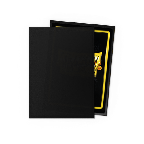 Dragon Shield - 100 Standard Size Card Sleeves - Black Non-Glare