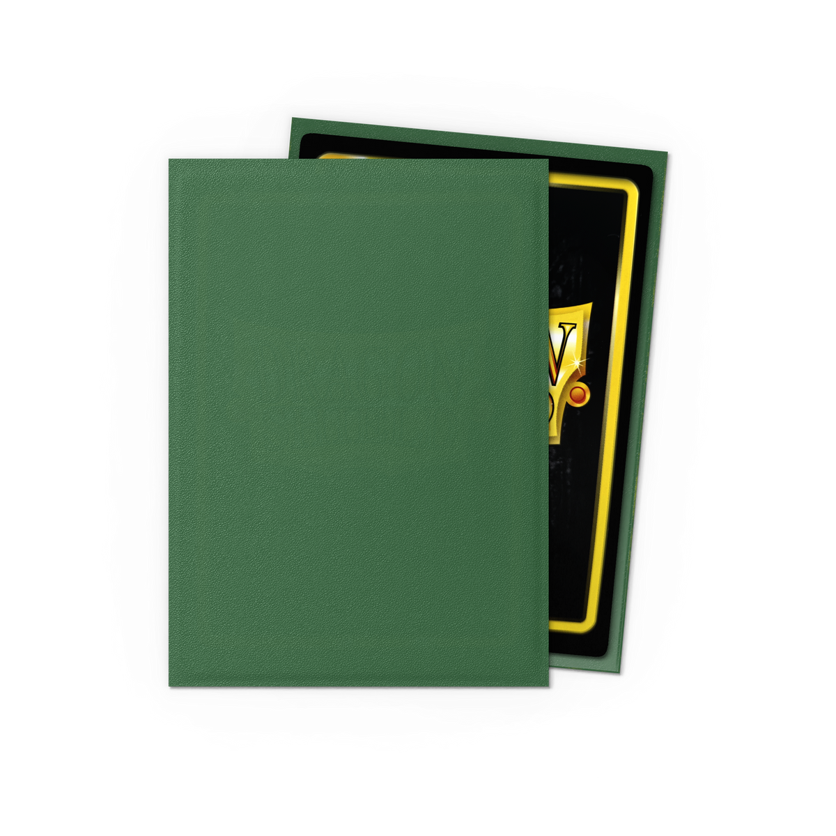 Dragon Shield - 100 Standard Size Card Sleeves - Forest Green Non-Glare