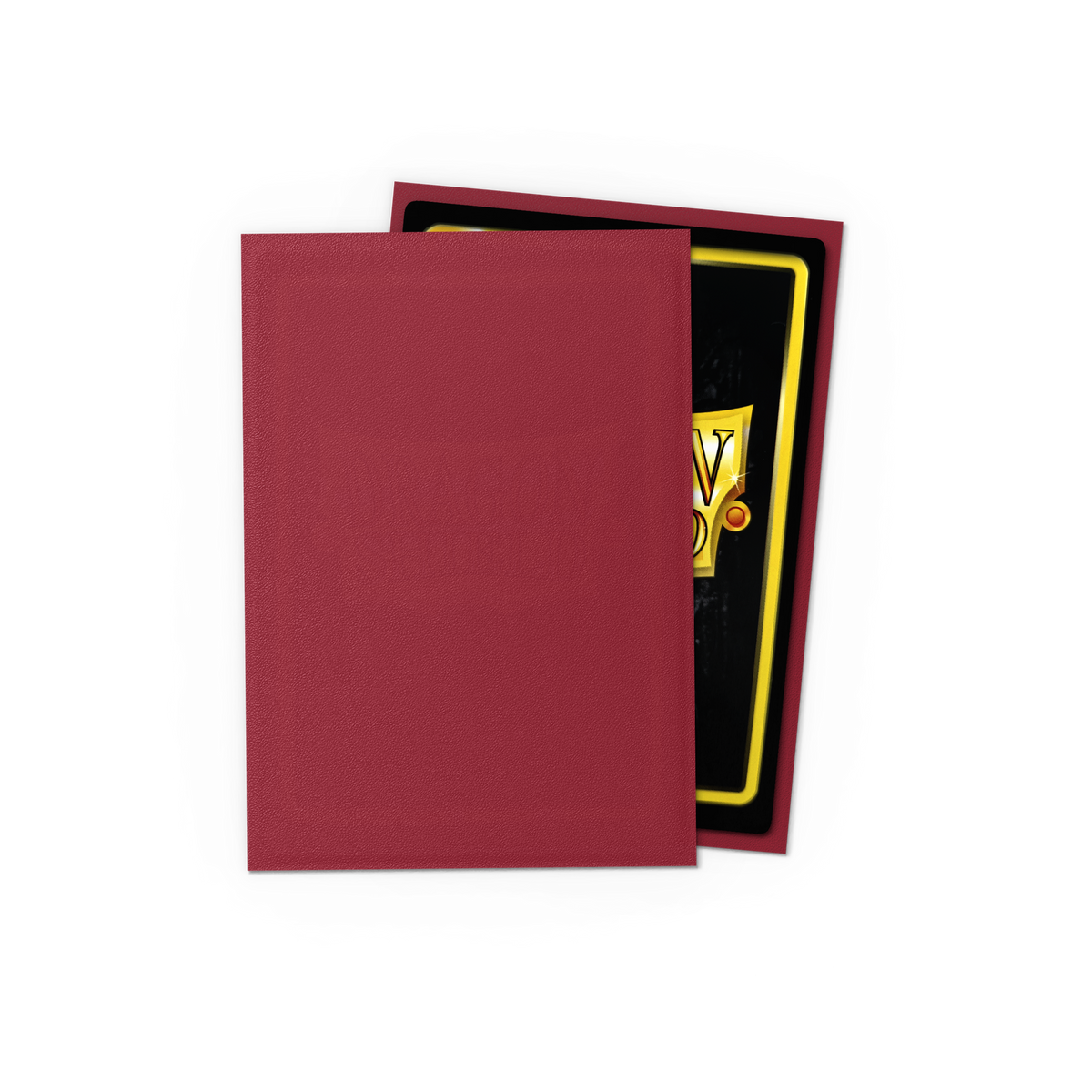 Dragon Shield - 60 Japanese Size Dual Sleeves - Matte Blood Red