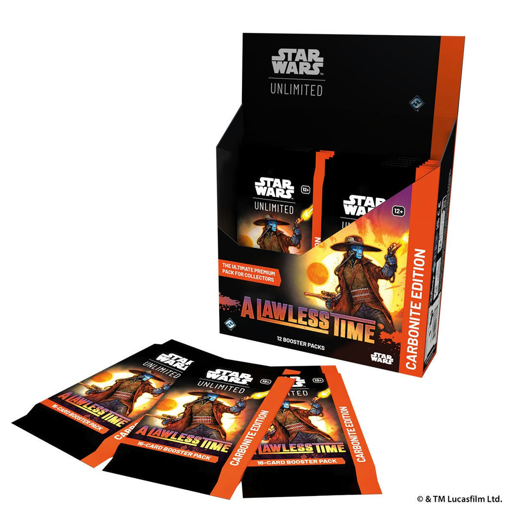 Star Wars: Unlimited – A Lawless Time Carbonite Booster Display (Englisch)
