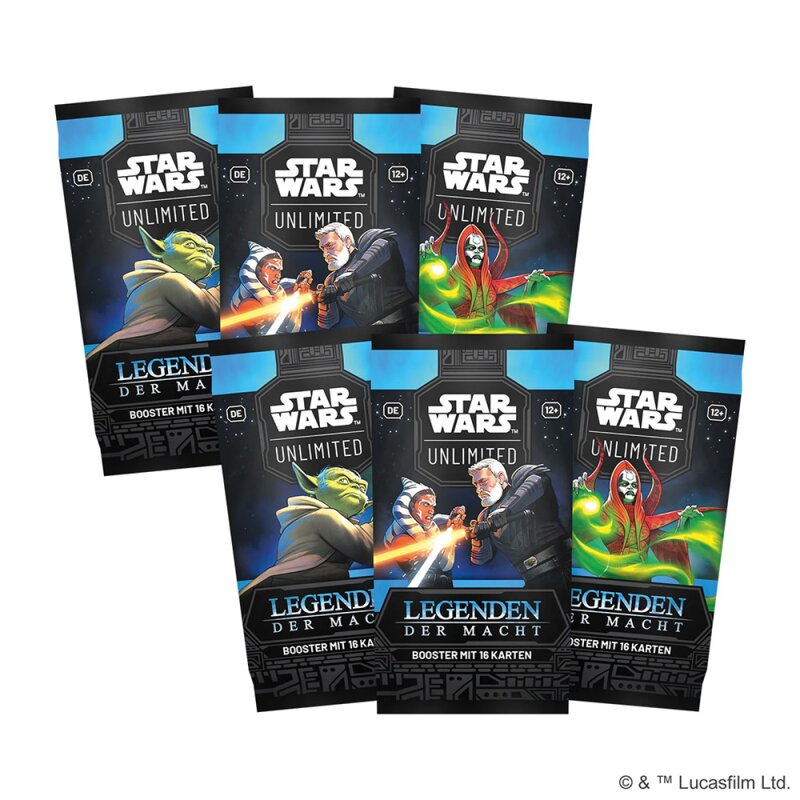 Star Wars: Unlimited – Legenden der Macht Booster-Display (Deutsch)