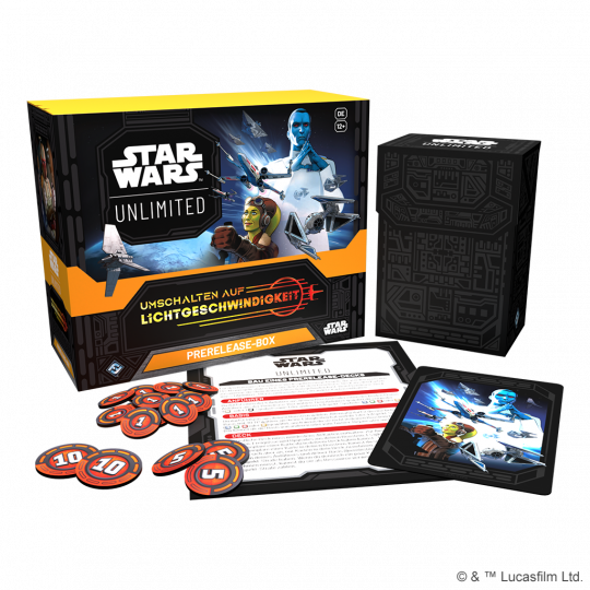 Star Wars: Unlimited – Umschalten auf Lichtgeschwindigkeit Prerelease Box (Deutsch)