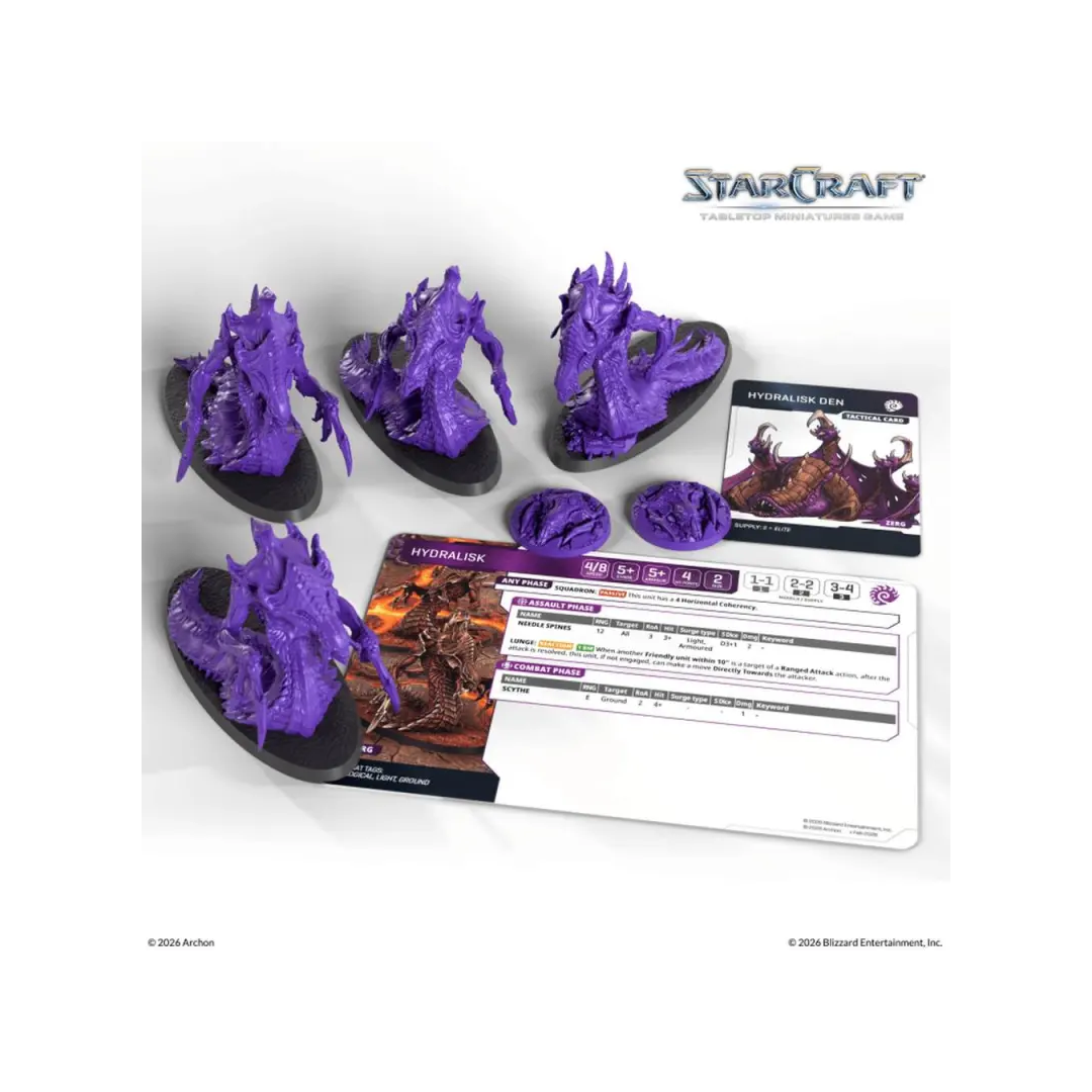 StarCraft TMG Zerg Hydralisk Miniaturen
