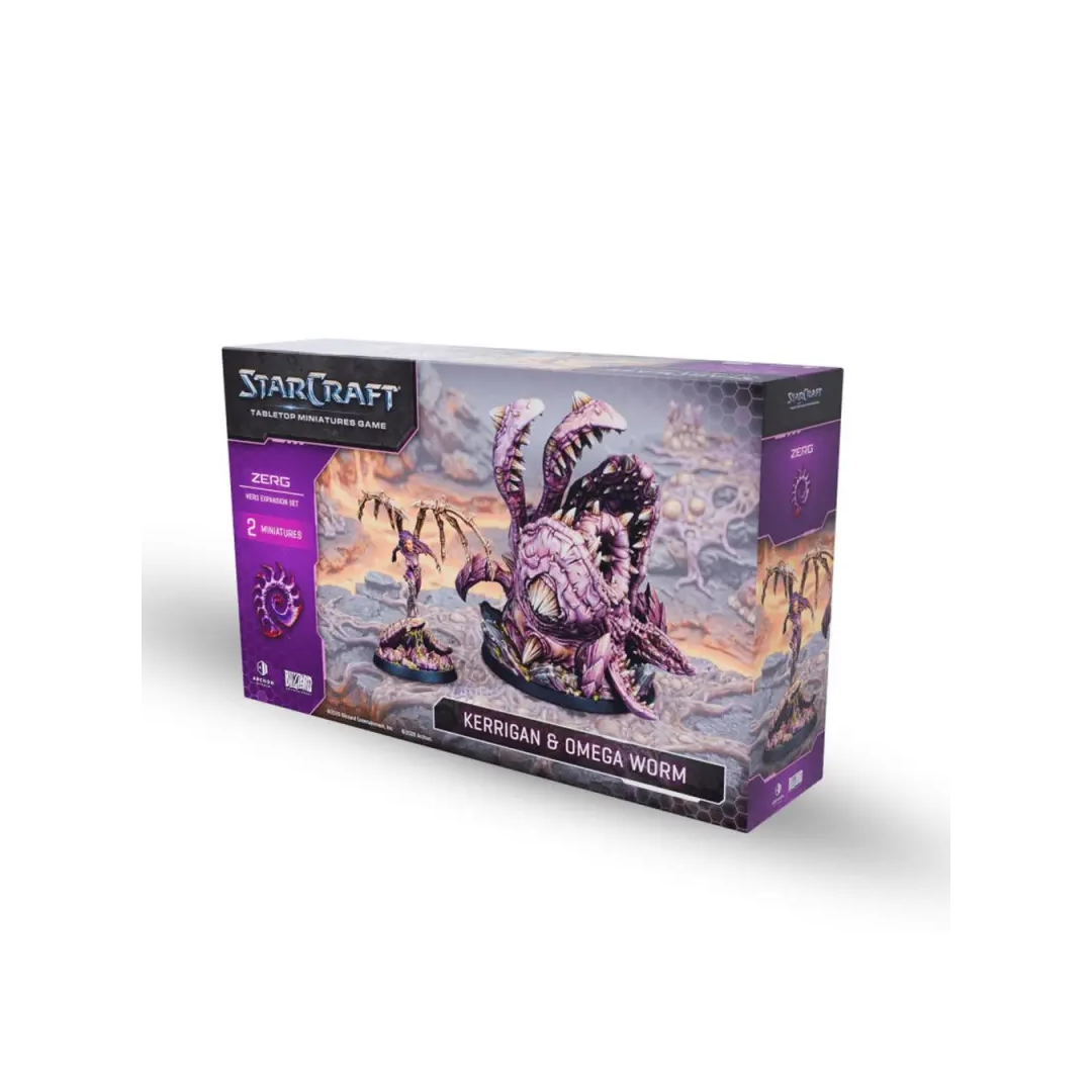 StarCraft TMG Kerrigan und Omega Worm Hero Expansion Set Box