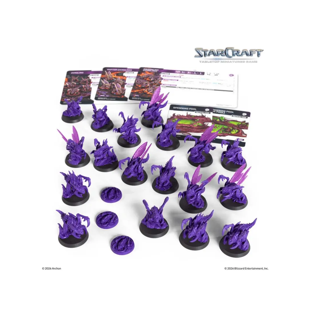 StarCraft TMG Zerg Zergling Miniaturen