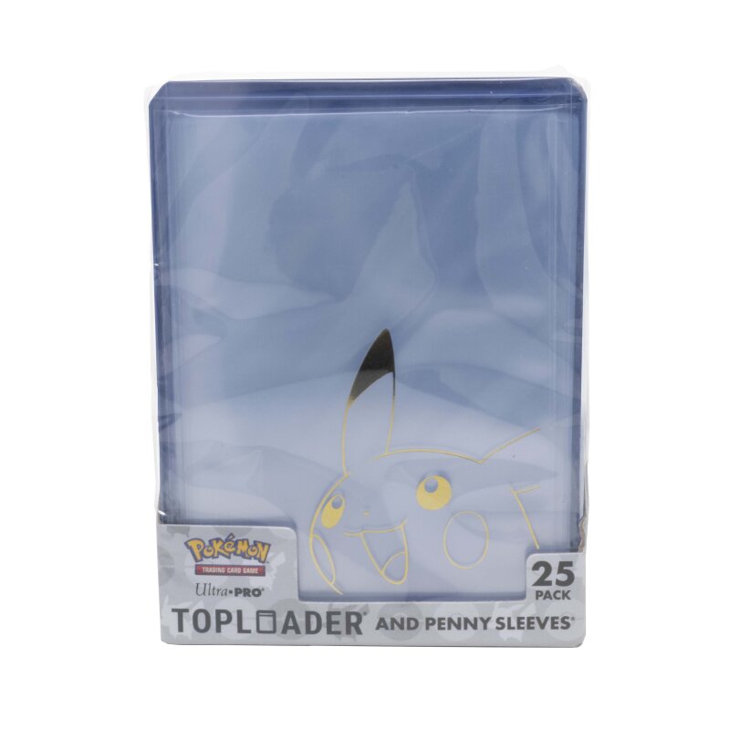Ultra PRO Pokémon: Pikachu Toploader & Penny Sleeves Combo Pack (25 Stück)