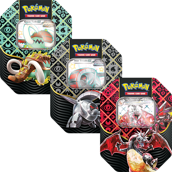 Pokemon SV 4.5 Tin Box (4 Booster) Paldean Fates (englisch)