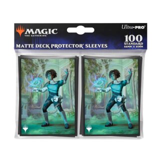 Ultra Pro – Magic The Gathering Duskmourn 100ct Deck Protector Sleeves - Zimone, Mystery Unraveler