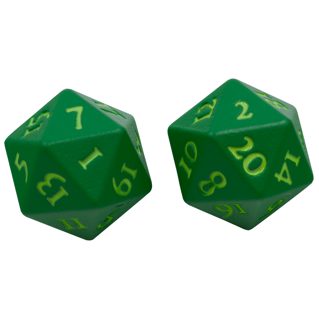 Ultra Pro Heavy Metal D20 Dice Set - Green