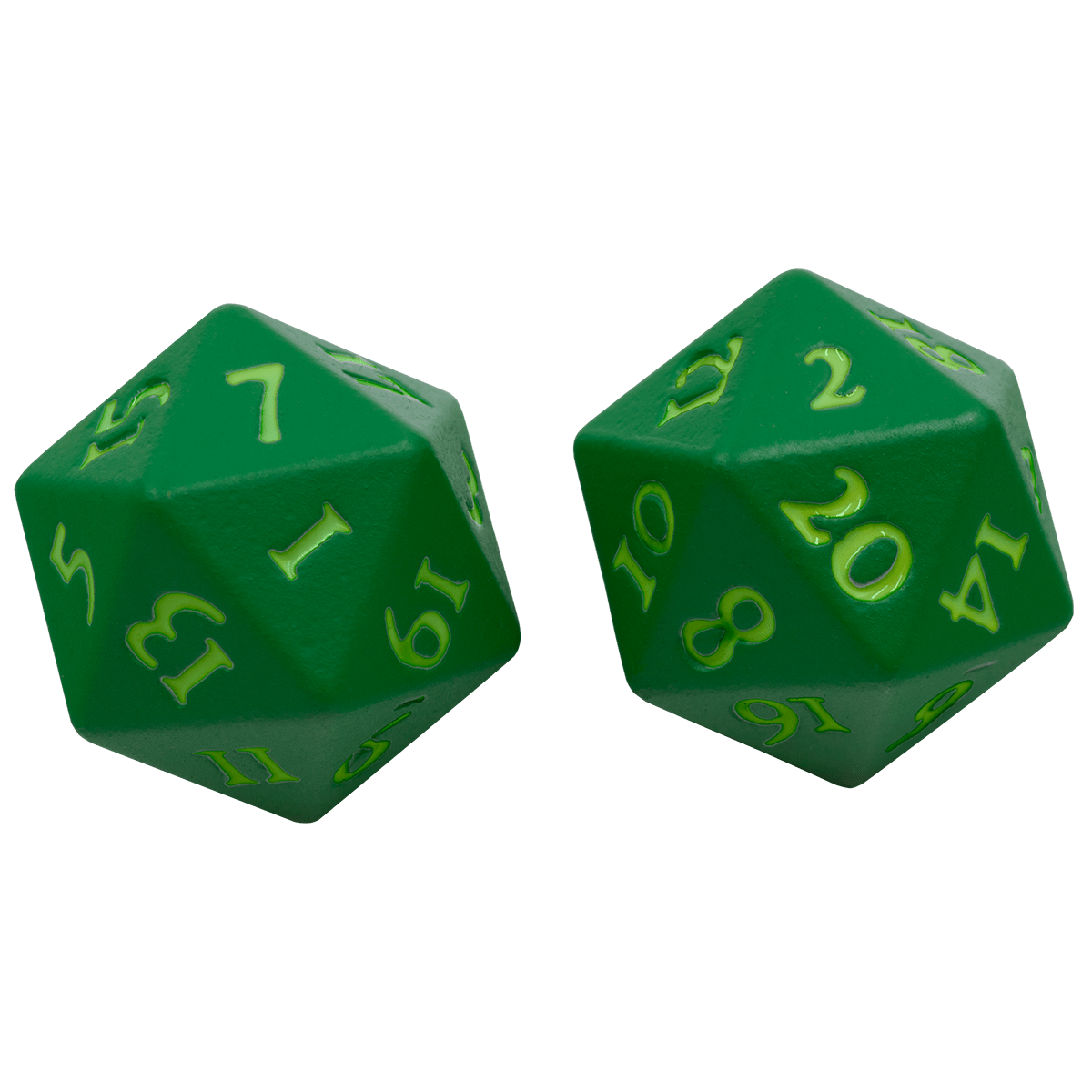 Ultra Pro Heavy Metal D20 Dice Set - Green