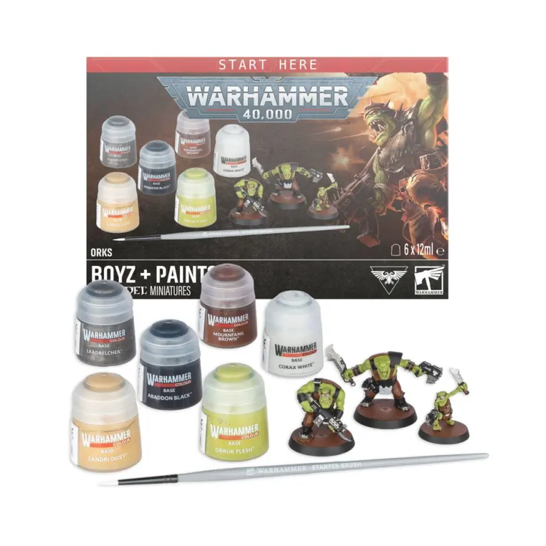 Warhammer 40.000: Orks + Farben Set