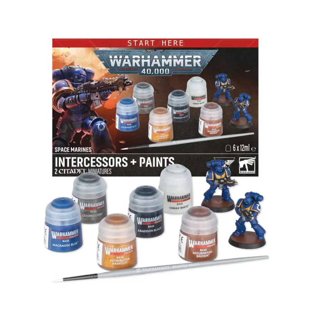 Warhammer 40.000: Space Marines + Farben Set
