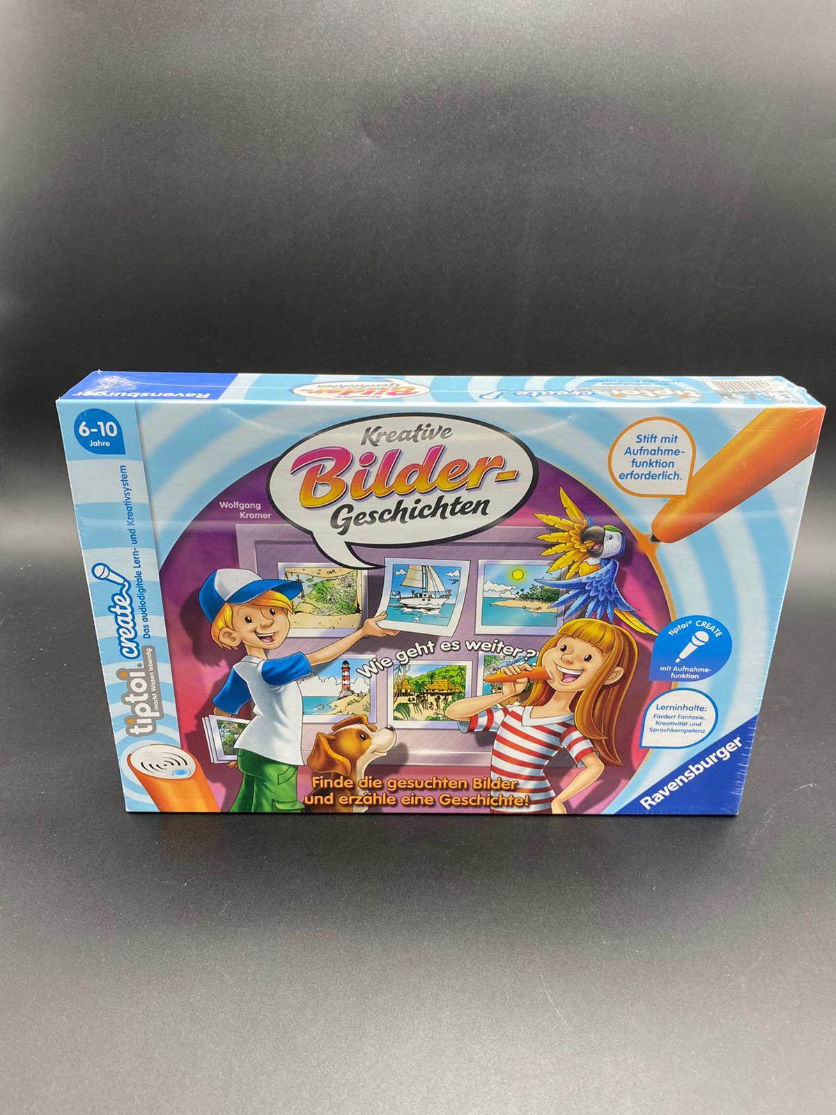RAVENSBURGER tiptoi Kinderspiel CREATE Kreative Bildergeschichten Lernspiel