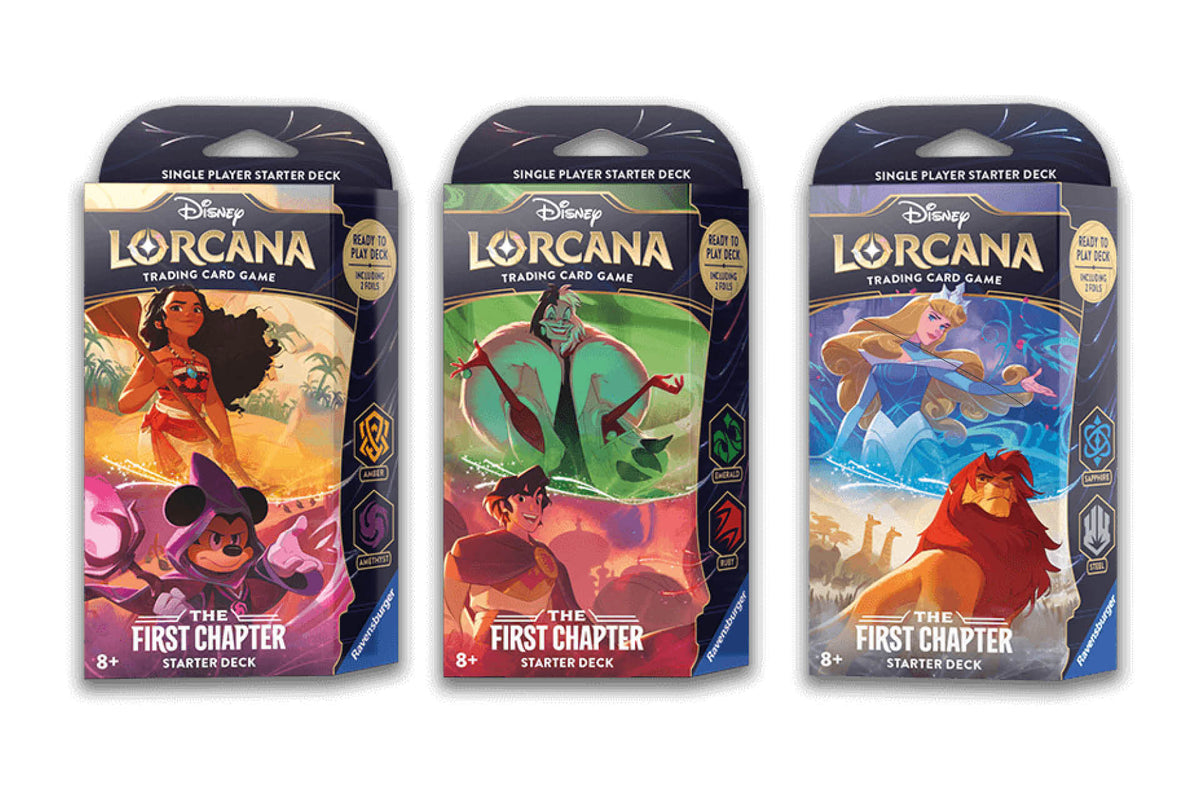 Disney Lorcana Sammelkartenspiel – Starterset The First Chapter (deutsch)