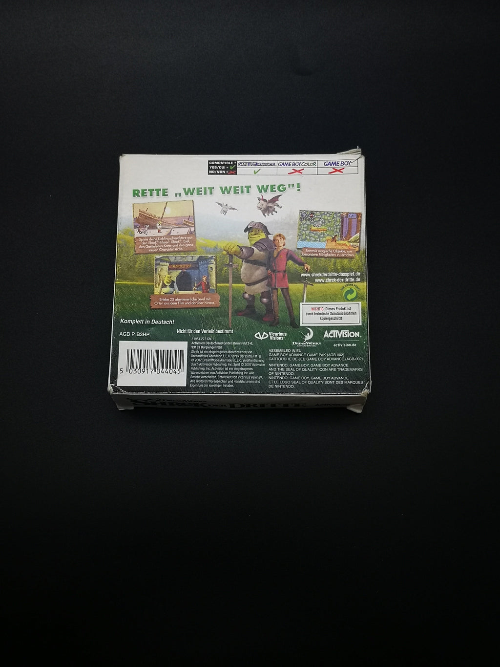 Dream Works Shrek der Dritte - Nintendo Game Boy Advance