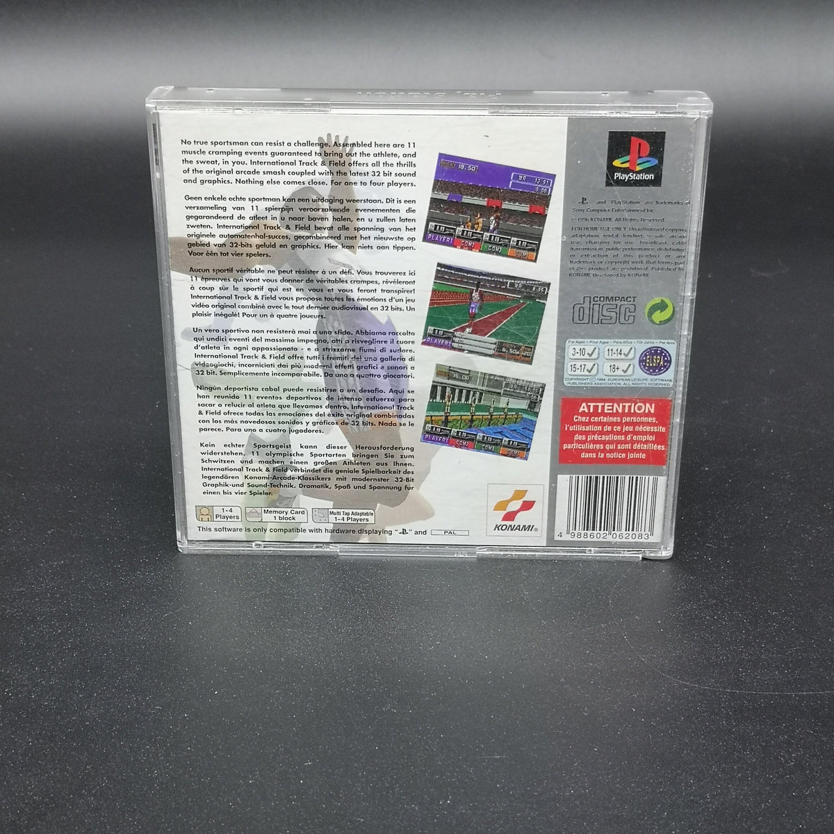 InternationalTrack & Field Konami XXL Sports Series - Sony PlayStation 1