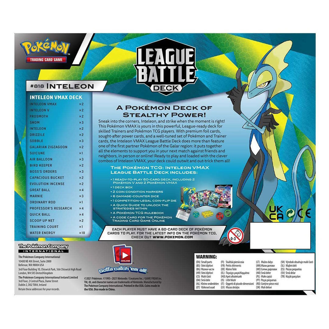 Pokemon - Inteleon VMAX League Battle Deck (englisch)