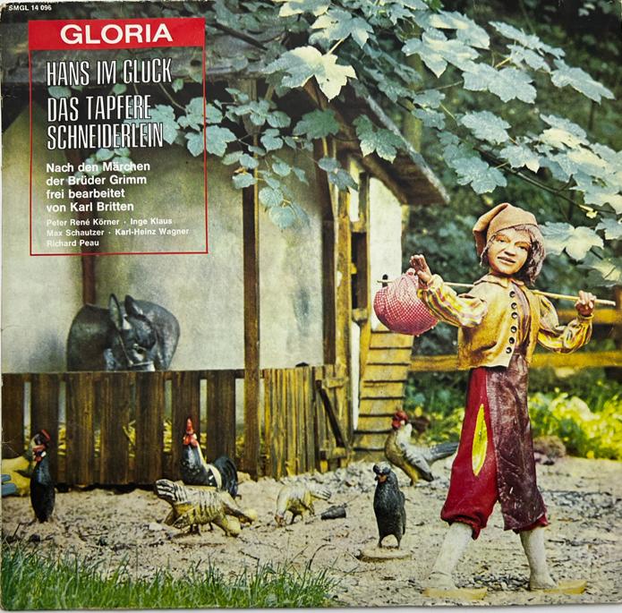 LP Hör Gebrüder Grimm - Hans im Glück / Tapf Schneiderlein GLORIA K.Britten