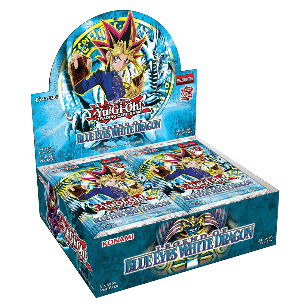 Yu-Gi-Oh! - Legend of Blue Eyes White Dragon 25th Anniversary Display deutsch