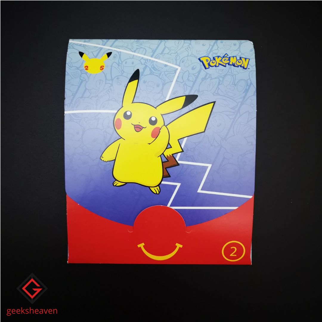 Pokémon Mc Donalds 2021 Promo 25 Jahre Special Pikachu  (englisch)