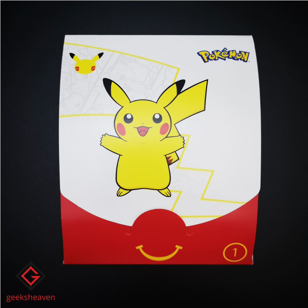 Pokémon Mc Donalds 2021 Promo 25 Jahre Special Pikachu  (englisch)