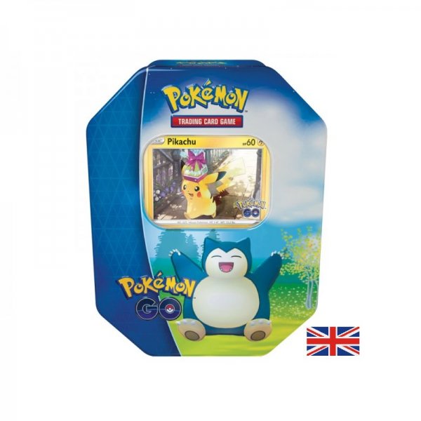 Pokemon GO Tin Box Pikachu, Relaxo, Chaneira (englisch)