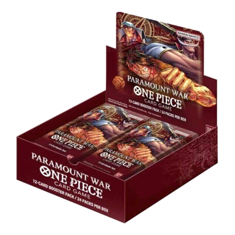 One Piece Card Game - Paramount War Display 24 Booster OP-02 (englisch) 1. Print brauner Boden